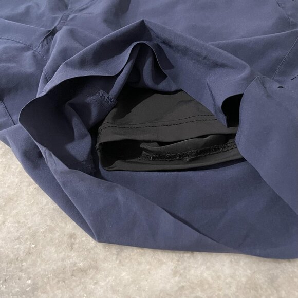 Ten Thousand Interval Shorts Mens Small Blue Zip Pocket Lined 9 Inch Inseam - Picture 8 of 8